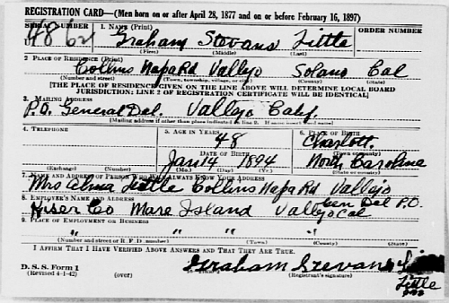 Graham Little draft registration