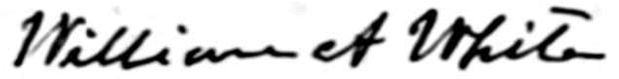 His signature 1895